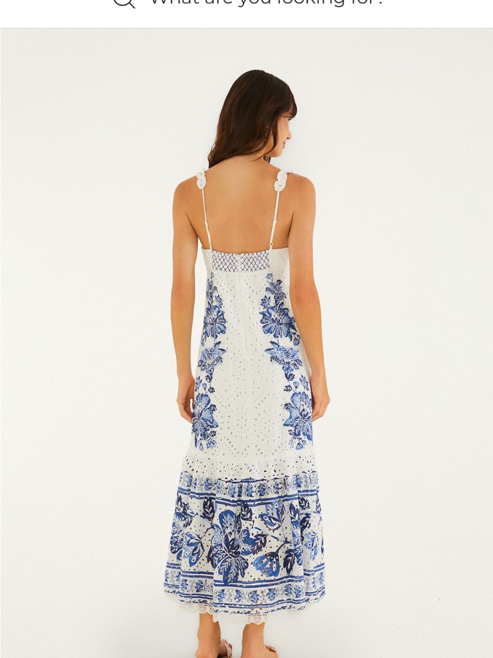 $398 NWT FARM Rio Nature Floral Eyelet Midi Dress size S current season - Picture 3 of 6